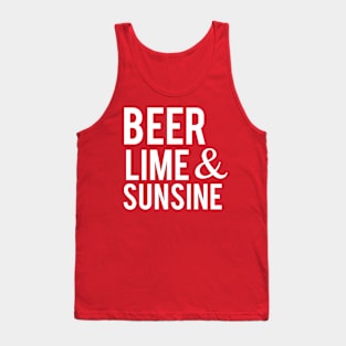 Beer Lime & Sunshine Tank Top